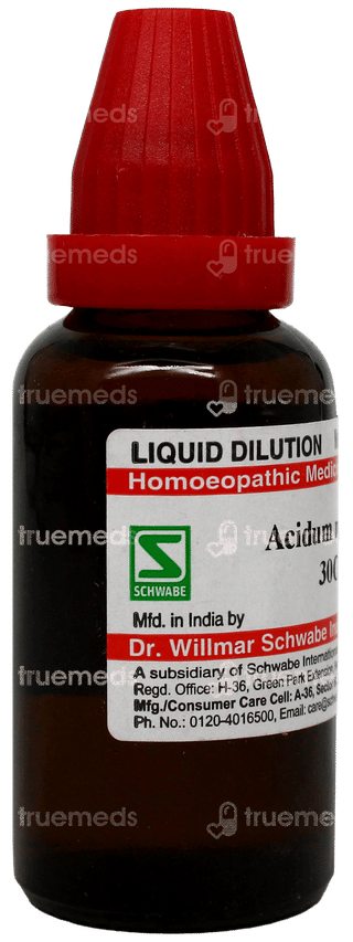 Dr Willmar Schwabe India Acidum Nitricum 30 Ch Dilution 30 Ml